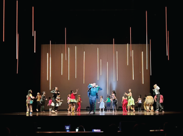 actors on stage